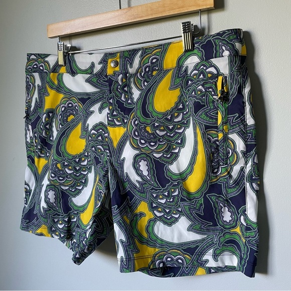 Mr. Turk Paisley Print Swim Board Shorts Trunks Men's Size 36 - Picture 3 of 7